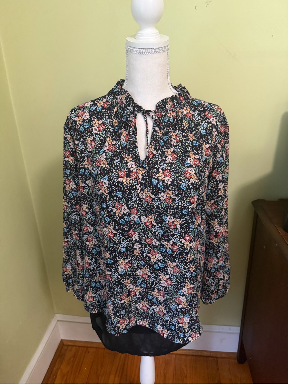 Loft Tie-Neck Blouse
